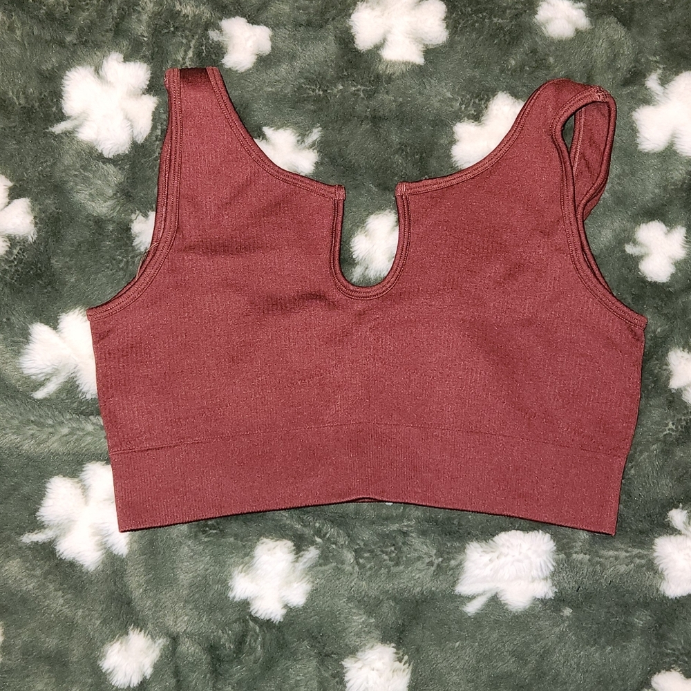 M/L Burgandy Ribbed Set - Picture 4 of 9